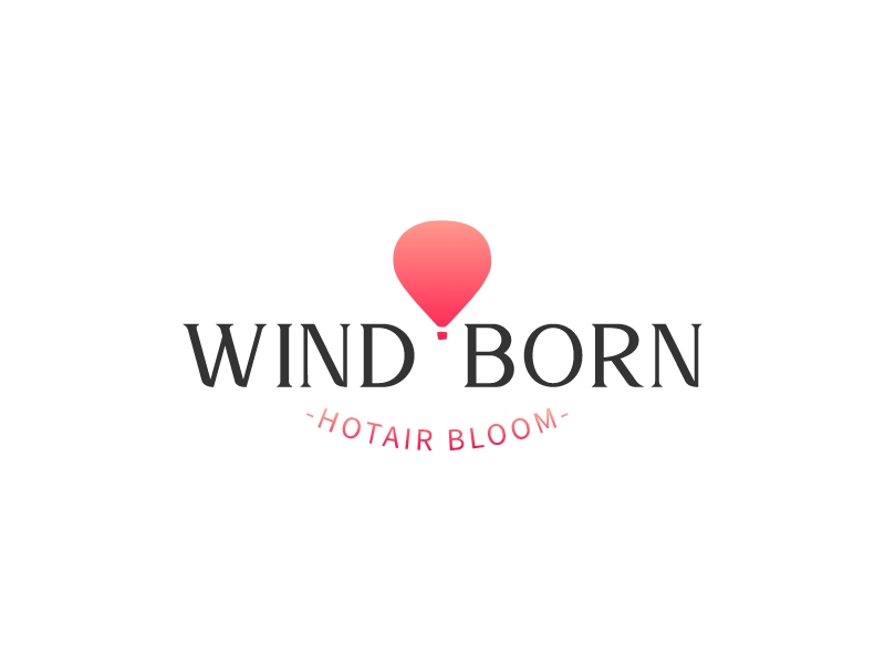 WindBorn logo design