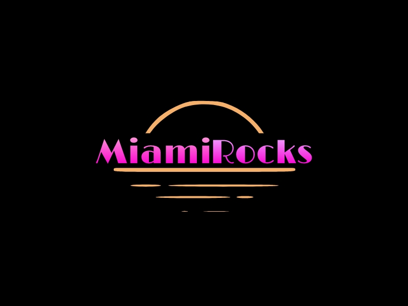 Miami Rocks logo design