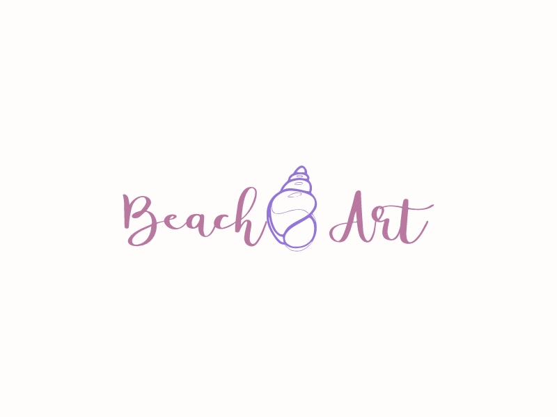 Beach Art logo design