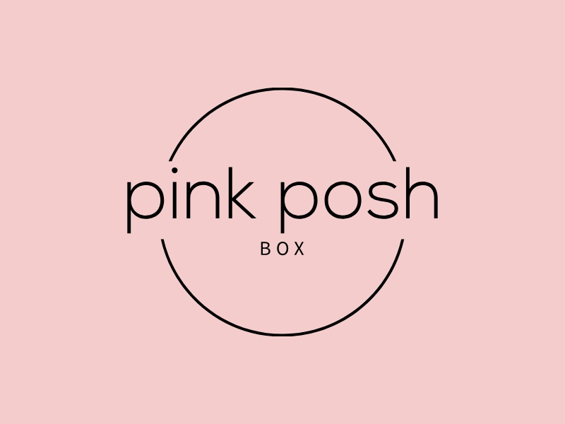 pink posh logo design