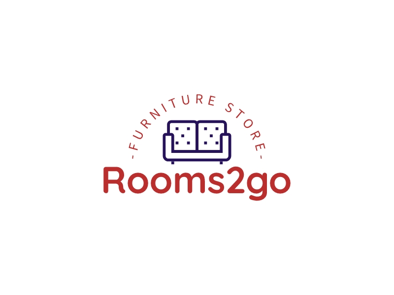 Rooms2go logo design