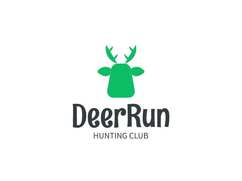 DeerRun logo design