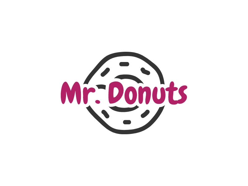 Mr. Donuts logo design
