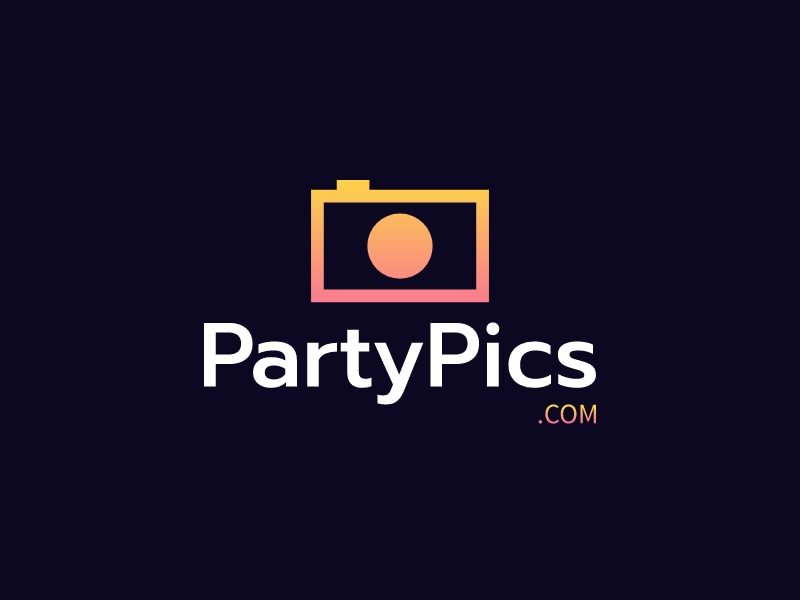 PartyPics logo design