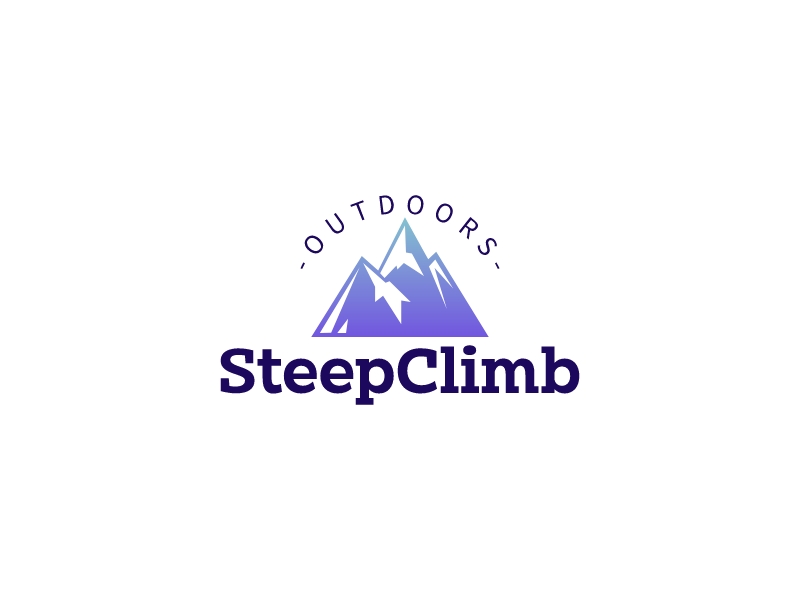 SteepClimb logo design