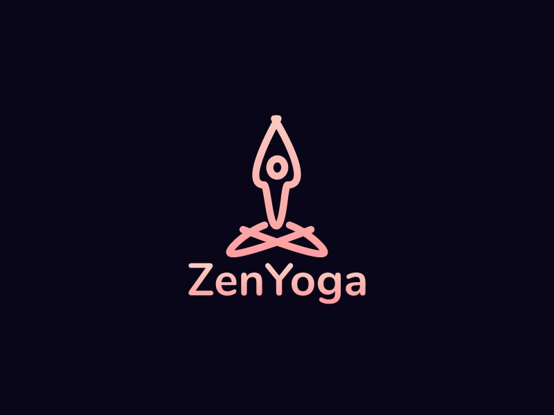 ZenYoga logo design