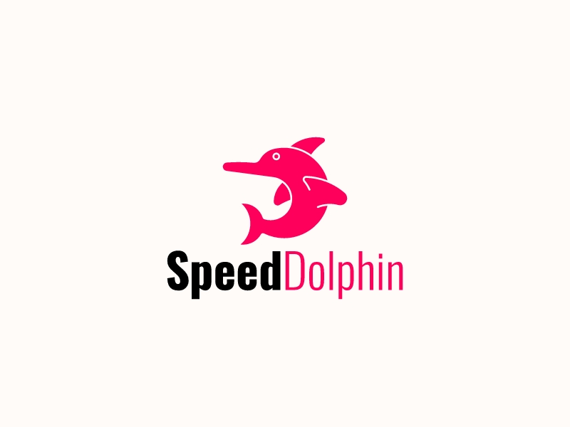 Speed Dolphin logo design