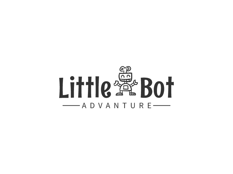 LittleBot logo design