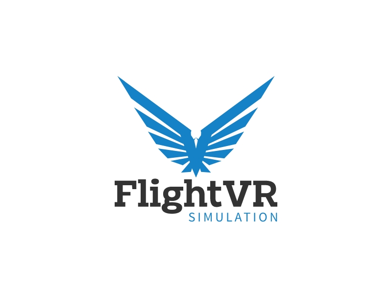 FlightVR logo design