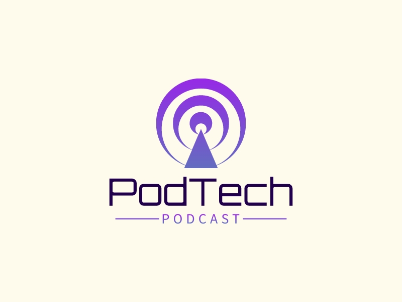 PodTech logo design