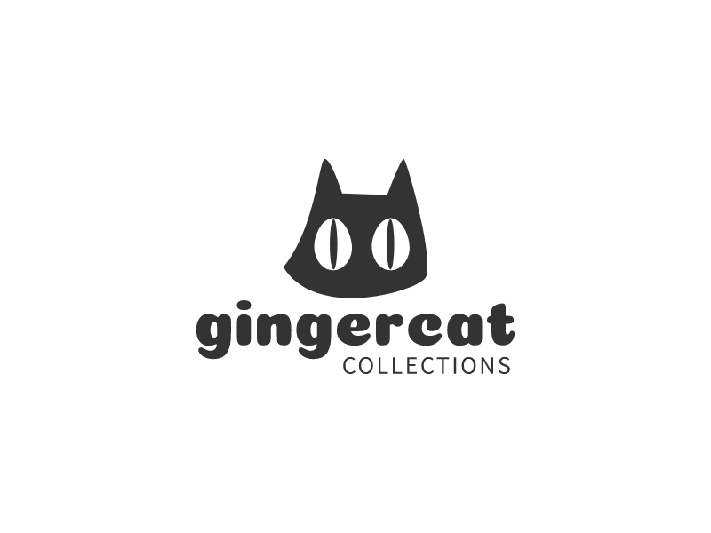 ginger cat logo design