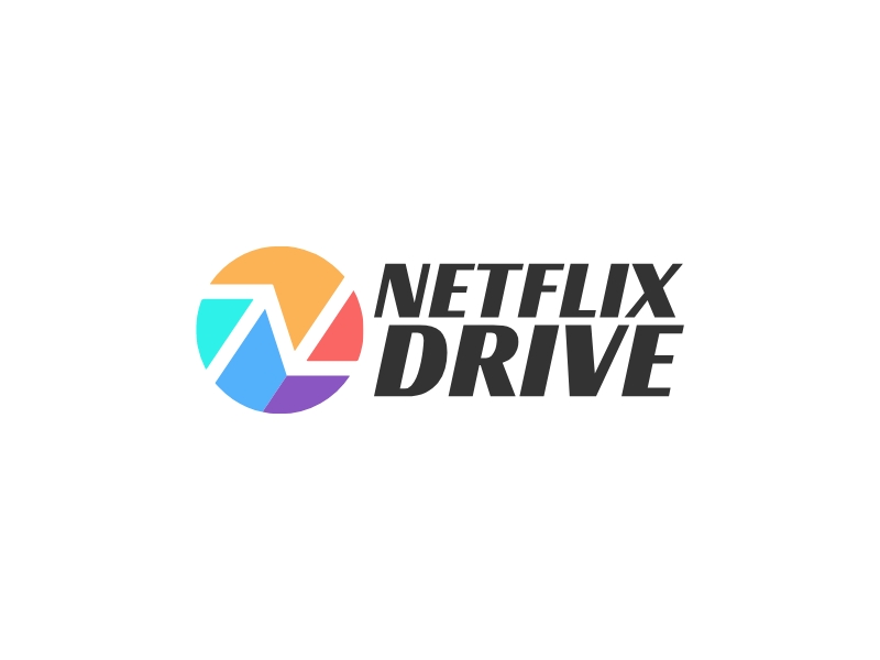 Netflix Drive logo design