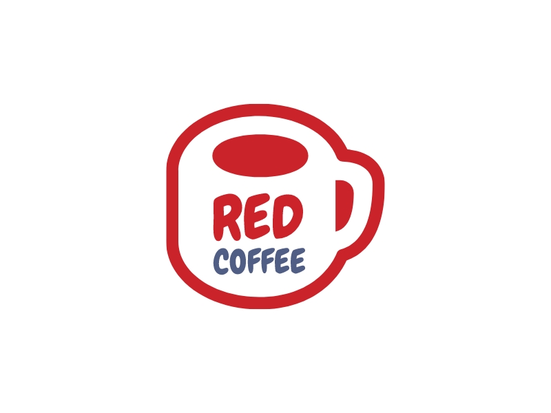 Red Coffee logo design