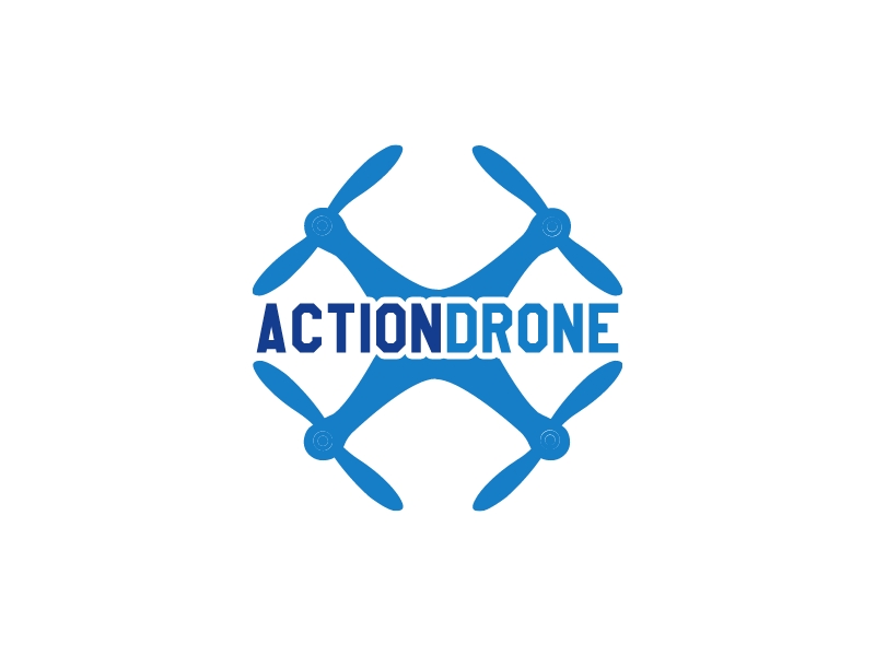 Action Drone logo design