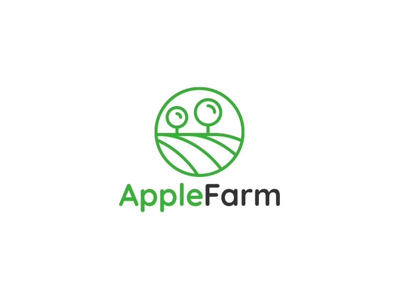 Apple Farm logo design