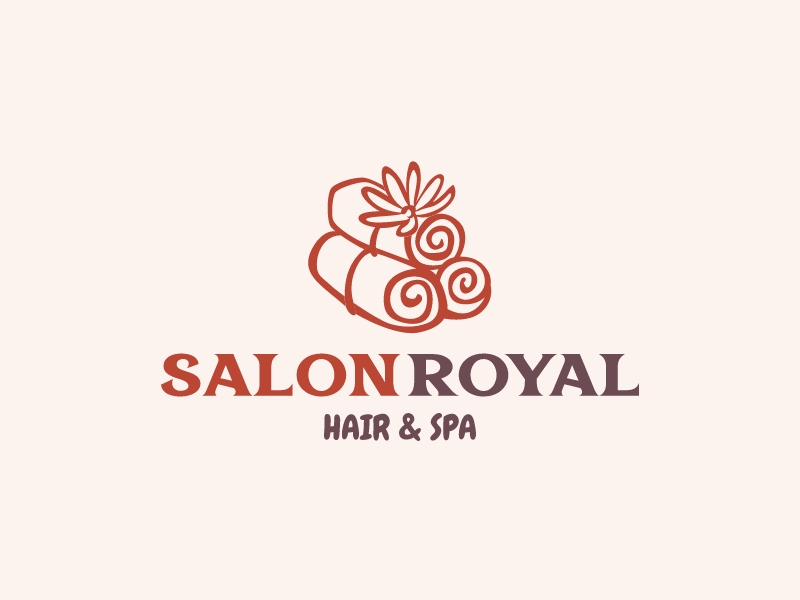 SALON ROYAL logo design