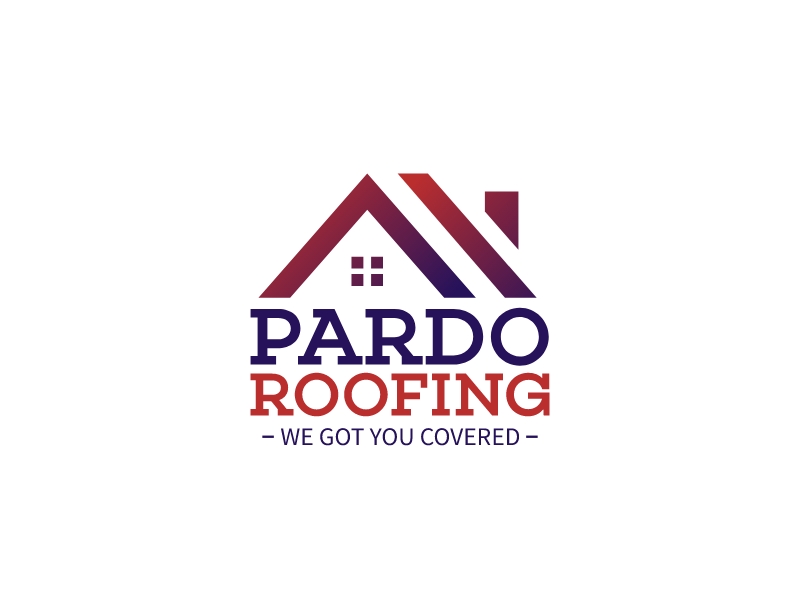 Pardo Roofing logo design