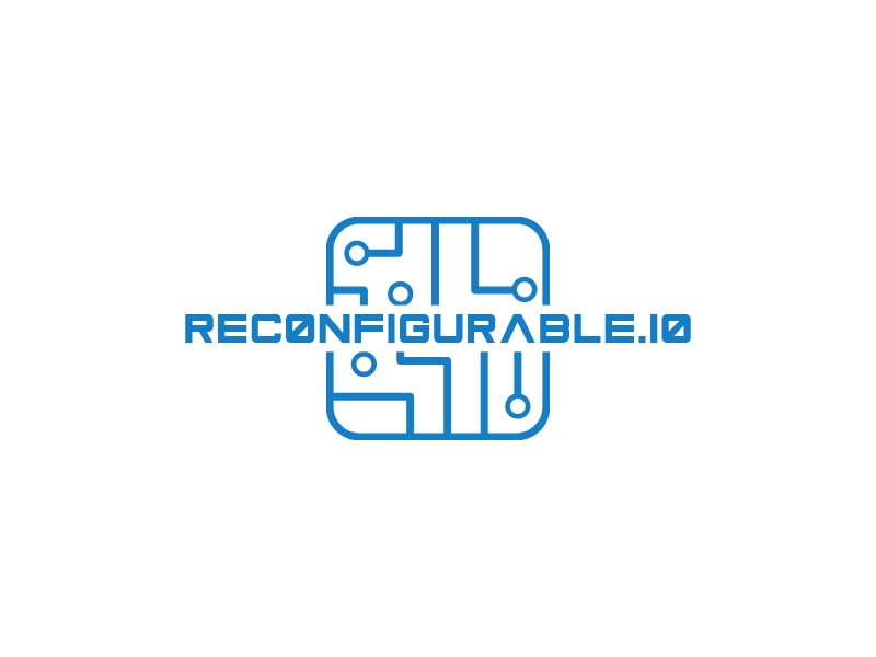 Reconfigurable.io logo design