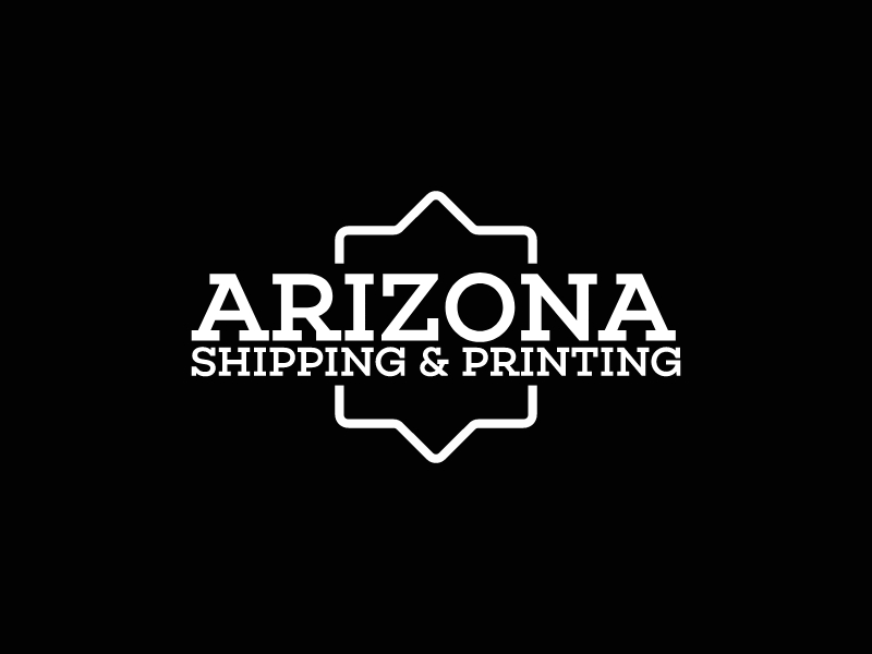 ARIZONA SHIPPING & PRINTING logo design