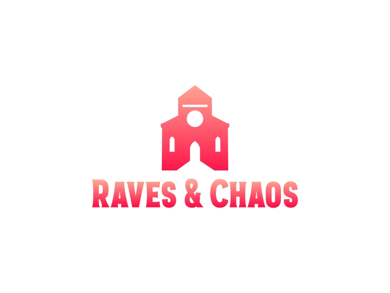 Raves & Chaos logo design
