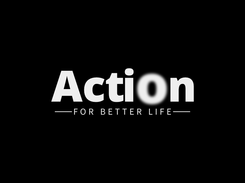 Action logo design