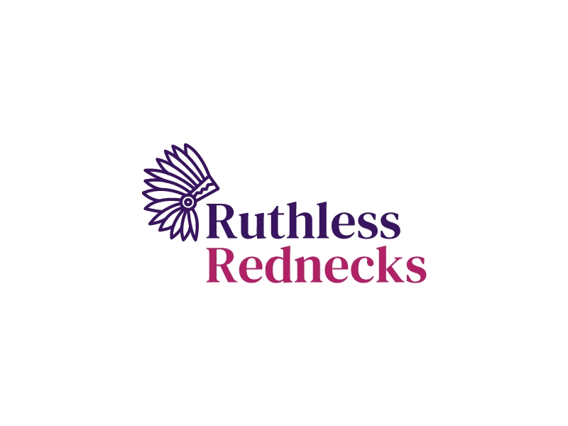 Ruthless Rednecks logo design