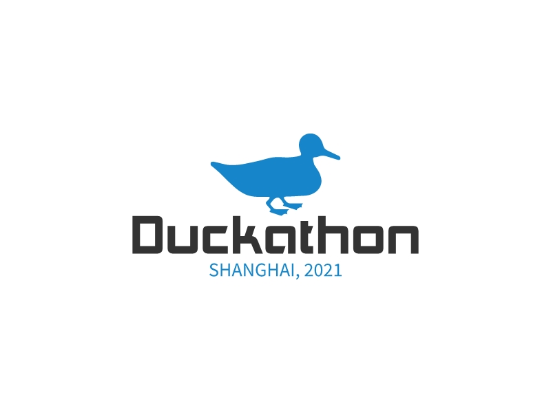 Duckathon logo design