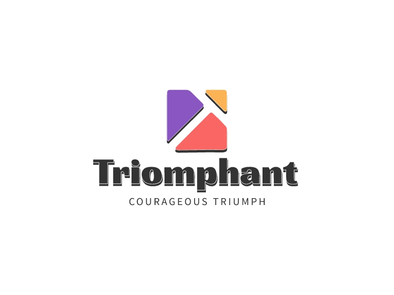 Triomphant logo design