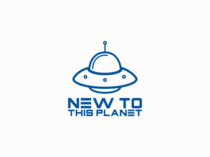 New to This Planet logo design