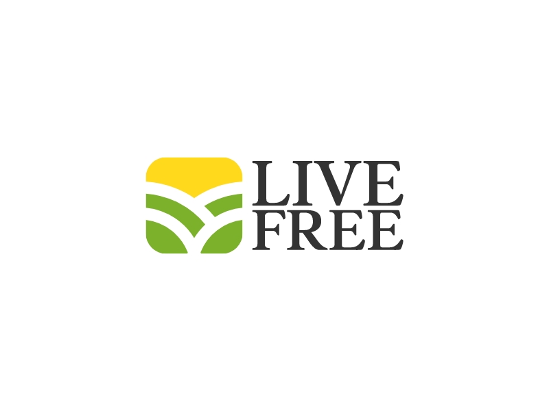 Live Free logo design