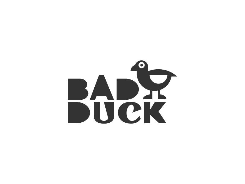 BAD DUCK logo design