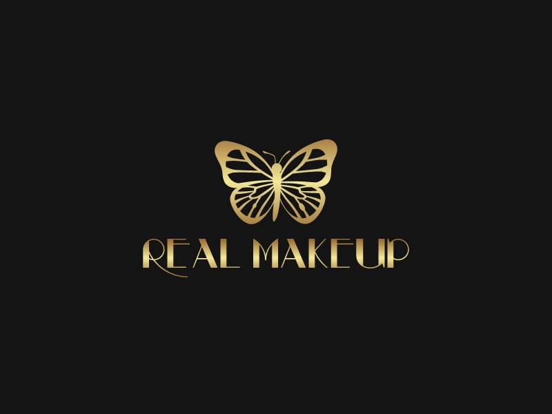Real Makeup logo design