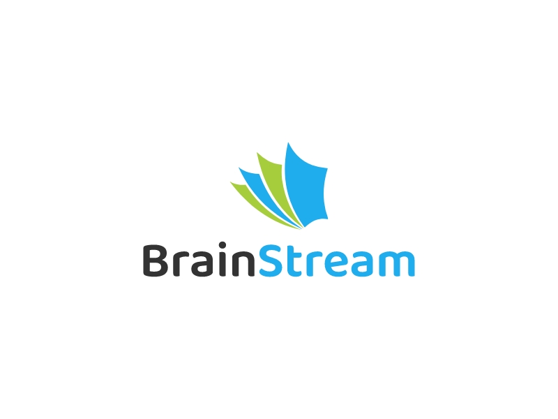 Brain Stream logo design