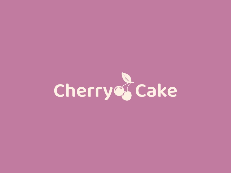 Cherry Cake logo design