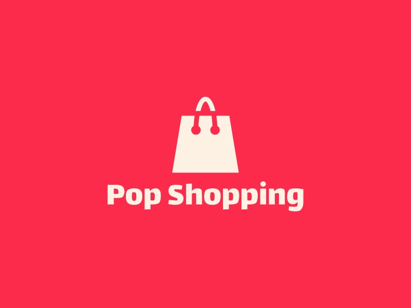 Pop Shopping logo design