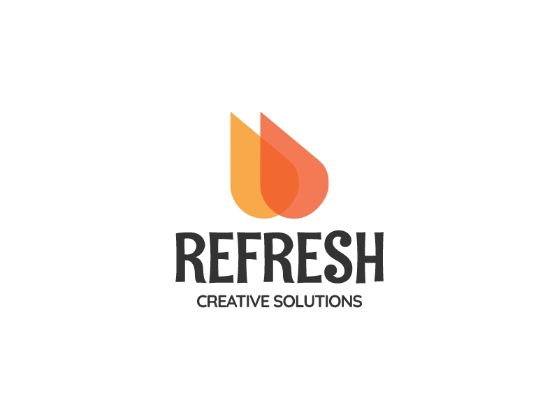 REFRESH logo design
