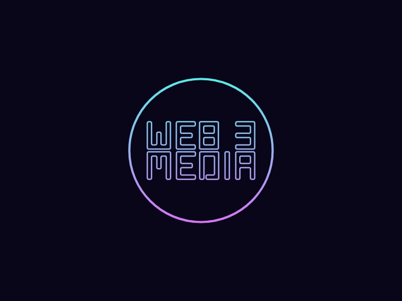 WEB 3 MEDIA logo design