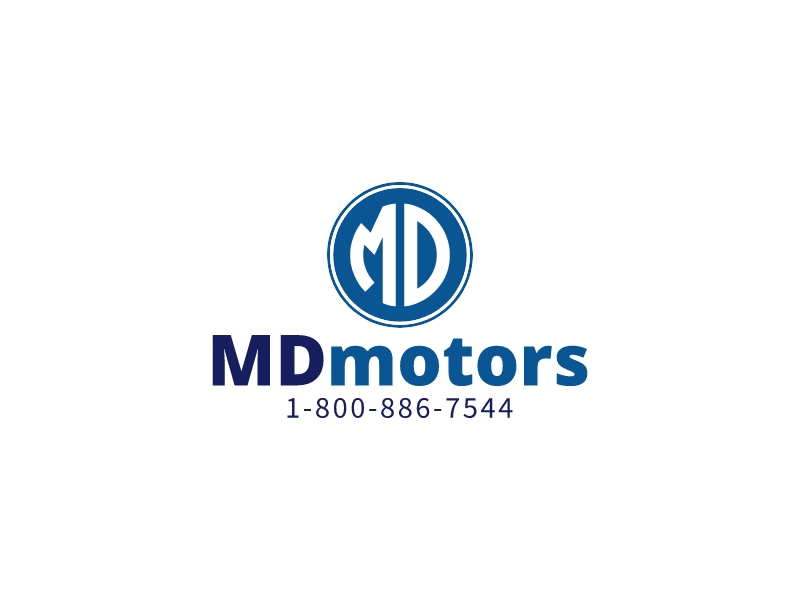 MD motors logo design