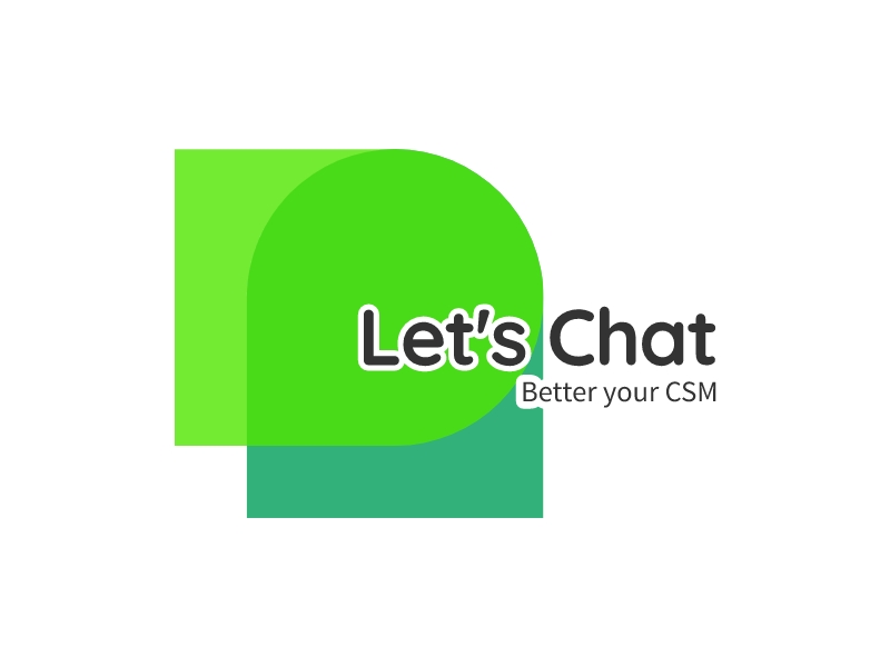 Let's Chat logo design