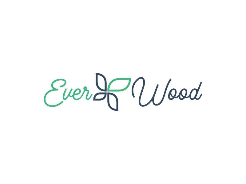 Ever Wood logo design