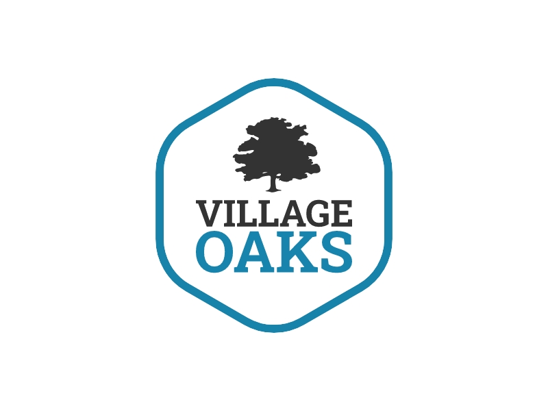 Village Oaks logo design