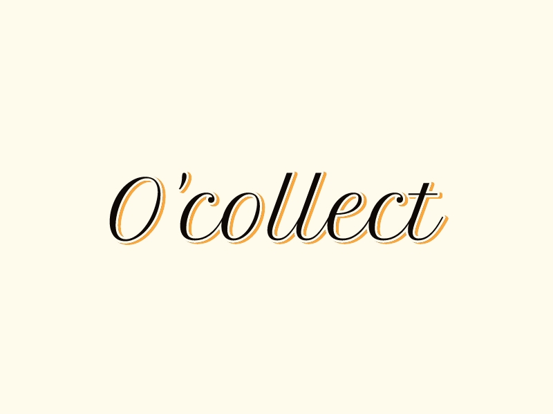 O'collect logo design