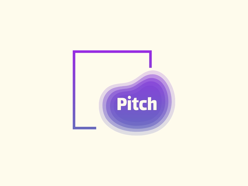 Pitch logo design