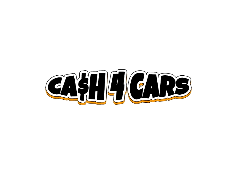 CA$H 4 CARS logo design
