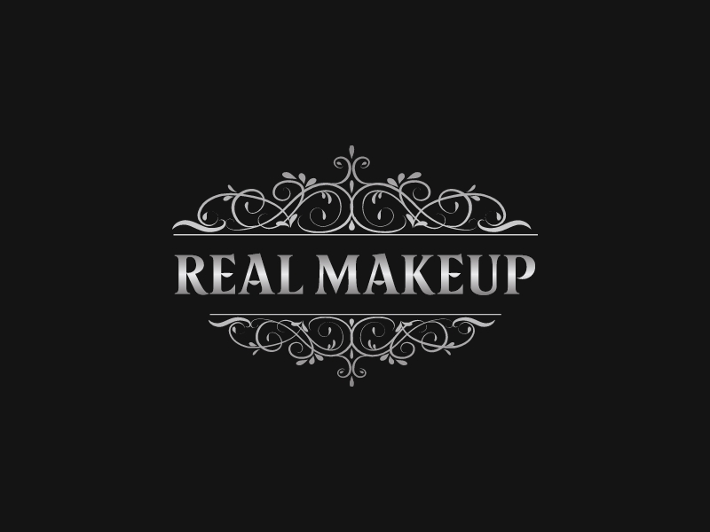 REAL MAKEUP logo design