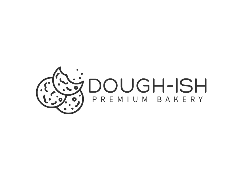 DOUGH-ISH logo design