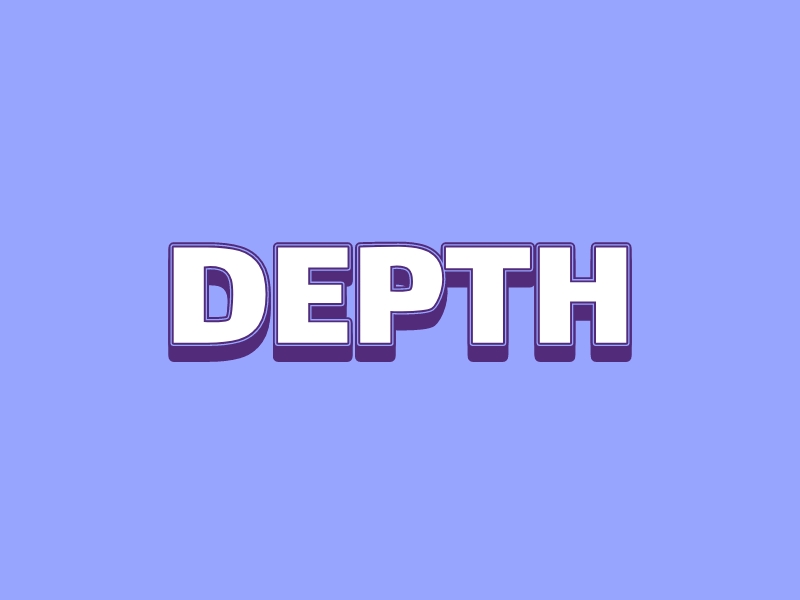 DEPTH logo design