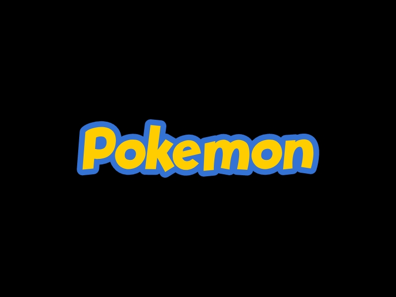 Pokémon Anime logo  Online logo creator, Online logo, Anime