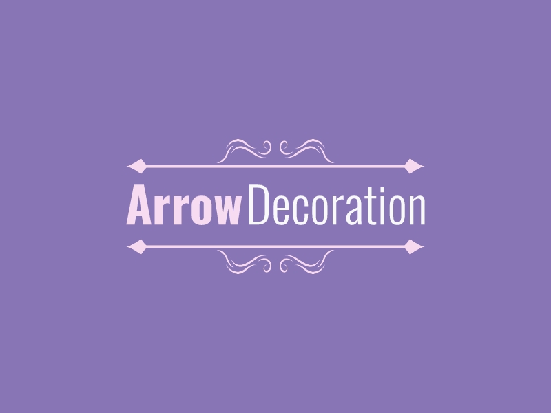 Arrow Decoration logo design
