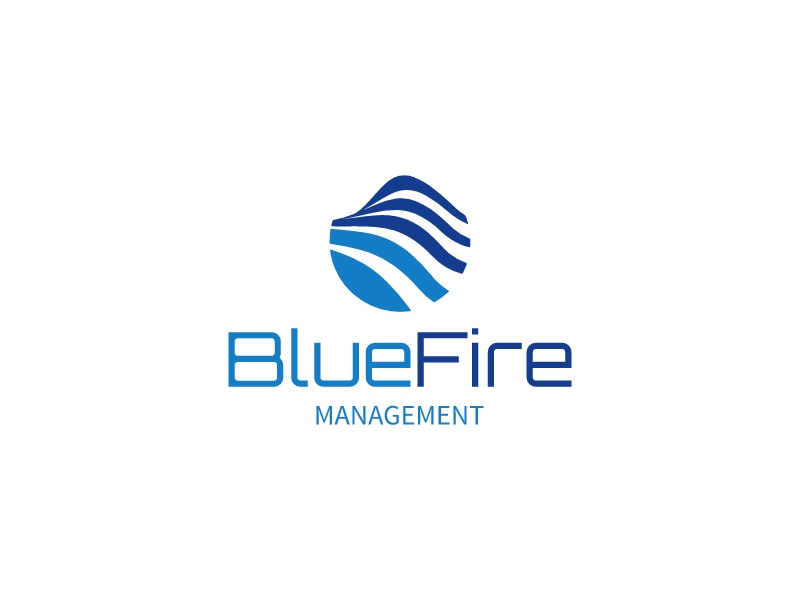 Blue Fire logo design